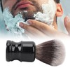 Lathering Brush Beard Curved Handle Dirt Removal Easy Cleaning Synthetic
