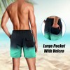 flintronic Men's Swimming Trunks with Compression Liner 2 in 1,