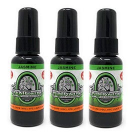 BluntPower (Jasmine, 3 Pack) Concentrated Air Freshener - Premium Oil Based Air Freshener Spray For Home and Car - Long-Lasting Bathroom Spray, Car Freshener, & Odor Eliminator Spray