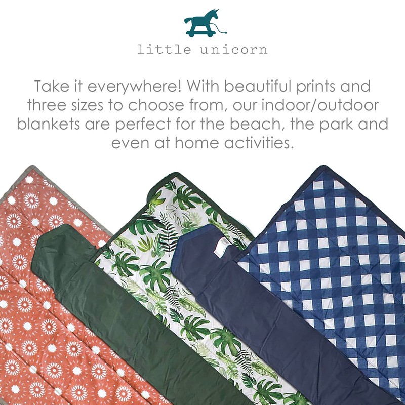 Little Unicorn – Primrose Patch Indoor/Outdoor Blanket | 100% Polyester