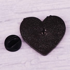 KAWADU Heart Rainbow Spoonie Brooch, Enamel Flower Lapel Pin, Premium Alloy Badge, Vintage Gift for Women