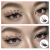 Individual Cluster Lashes 392Pcs Wide Stem D Curl 9-16 Mixed