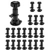 QWORK® 20 Pieces Furniture Feet Leveling Feet Adjustable, kitchen cabinet