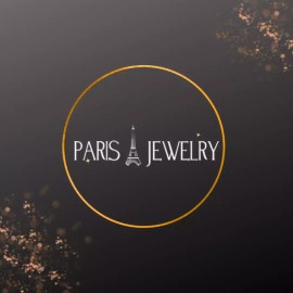 Paris Jewelry 18k Yellow Gold Plated Heart 4 Ct Created Blue Topaz Full Set Necklace, Earrings