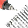Bestgle 20pcs 3mm(1/8") Shank HSS Rotary Cutting Burrs Router Bits