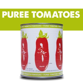 SMT San Merican Tomato, Canned Puree Tomatoes, 28 oz Pack of Three