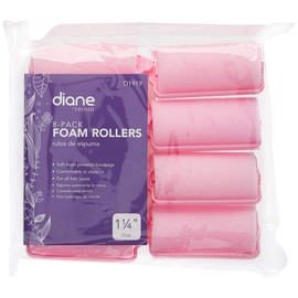 Diane Foam Rollers, Pink, 1 1/4"