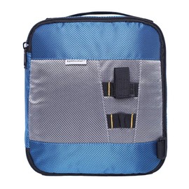 Kylebooker Carpetas de plástico suave para almacenamiento de anzuelo, organizador de agua salada, señuelo de pesca, billetera, bolsa para carpetas de aparejos (azul)