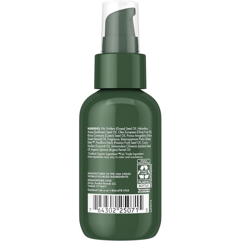 SheaMoisture Beard Conditioning Oil – Maracujá & Shea Butter, 3.2