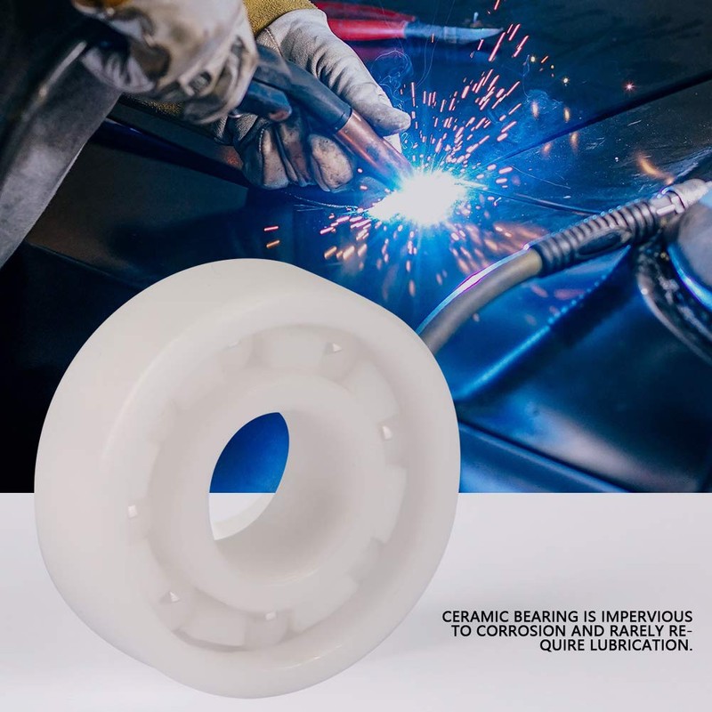 696 Ceramic ZrO2 Bearings, Inner Diameter 6mm Outer Diameter 15mm