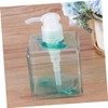 Zerodeko 8.4oz Square Refillable Pump Bottle for Liquid Soap Lotion