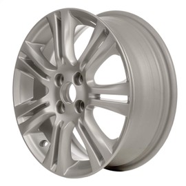 Multiple Manufactures ALY63990U20 Silver Wheel with Painted and Meets All Federal Motor Safety Standards (16 x 6. inches /4 x 100 mm, 53 mm Offset)