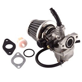 PZ19 Carburetor with Air Filter Fuel Filter for 50CC-125CC Dirt Bike ATV Scooter Moped GTRH