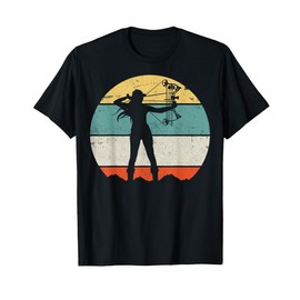 Lost Hunting Teez Men's Bow Hunting Archery T-Shirt, Black, Small