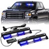 XRIDONSEN Emergency Dash Strobe Lights Safety Flashing Warning Interior Front/Rear