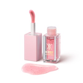 Kirby Kosmetics DivineDiva Lip Oil - TikTok-Viral Moisturizing & Hydrating High-Shine Lip Gloss with Hyaluronic, Coconut & Argan Oils - Vegan Lip Care for Soft, Plump, Konfident Lips (Peach Empress)