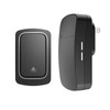 Self-Powered Wireless Doorbell, Black