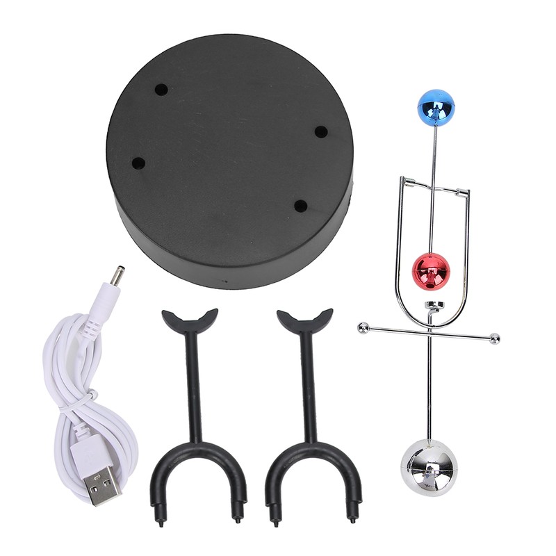 Magnetic Balls Perpetual Motion Decoration Desktop USB &amp; Batteries Powered