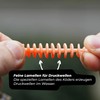 Trout Master Worm - Flexible, UV-Active Trout Bait with Garlic