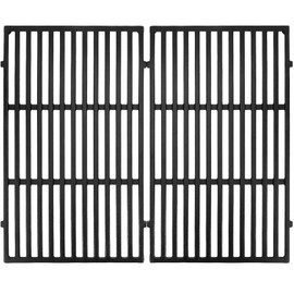 GasSaf 19.5 inch Grill Grates Replacement for Weber 7524, 7528, Genesis 300 E310 E320 E330 S310 S320 S330 EP310 EP320 EP330 Gas Grill, Set of 2 Cast Iron Cooking Grid Grates(19.5" x 12.9" x 0.5")