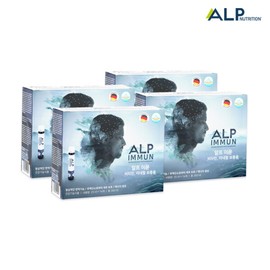 Alp Nutrition 100% Liquid Comprehensive Vitamin Alp Immune Multivitamin All-in-One Supplement 4 Boxes (2-Month Supply) / 알프뉴트리션 100% 액상 종합비타민 알프 이뮨멀티비타민 올인원영양제 4box(2개월분)