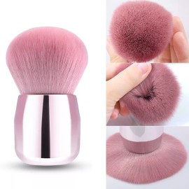 Direcksmart Elegante Cepillo Rosa Mágico Base Maquillaje Portátil