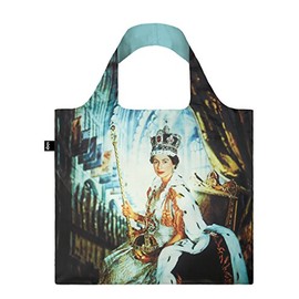 LOQI Museum Cecil Beaton Queen Elizabeth Ii Canvas & Beach Tote Bag, 50 cm, 20 L, Multicolour