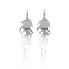 Transparent Acrylic Flame Dangle Earrings Dainty Multicolor Earrings Punk Rock