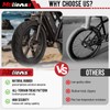Mtilieosa 14x2.50 Ebike Tire,64-254 Tubeless Tire with PVR50 Angled Valve