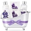 Bath Spa Gift Basket for Women, Body Earth Lavender Scented