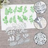 DOKLY 11Pcs Stamps and Dies for Card Making, Leaf Metal