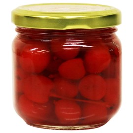 Polar Maraschino Cherries 7 ounce (12 Pack) (Red with Stem)