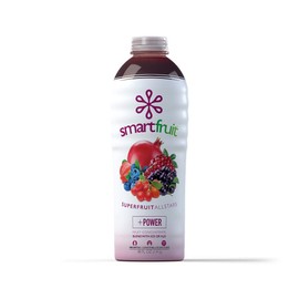 Smartfruit Superfruit All-Stars + Power, 100% Real Fruit Purée, Non-GMO, No Additives, Vegan - 48 Fl. Oz