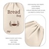2 Piece Bread Bags, Drawstring Bags, Food Storage Bags, Portable