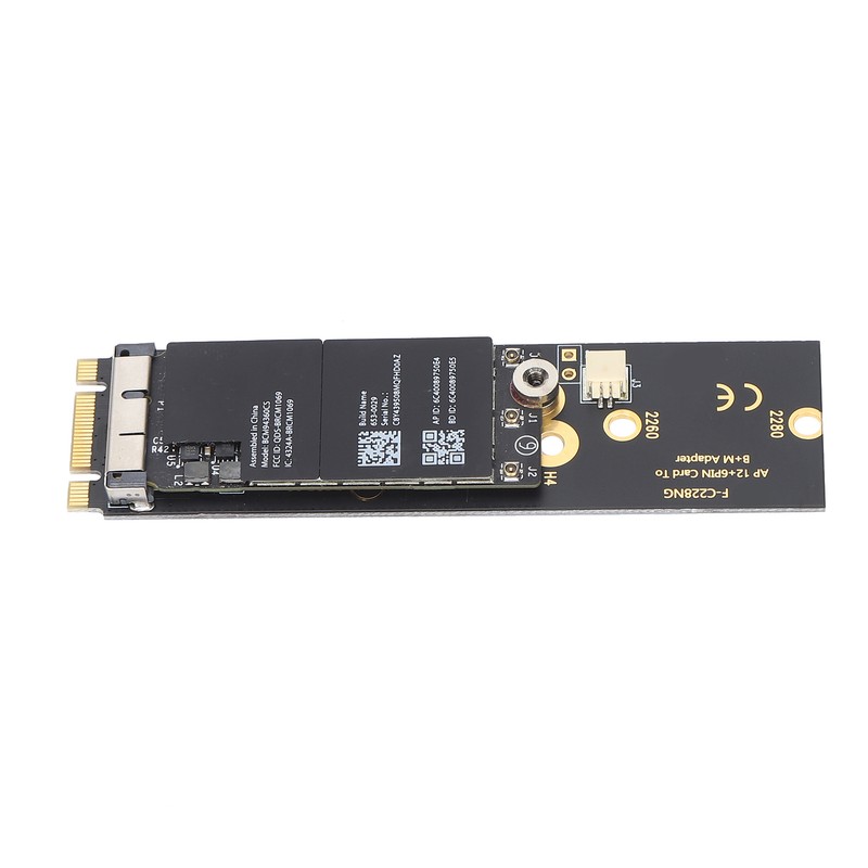 Card Adapter BCM94360CS WLAN Card to M.2 NVME SSD NGFF