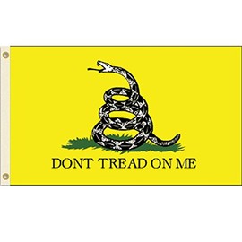 Vista Flags Don't Tread On Me (Yellow) 3x5 Polyester Flag