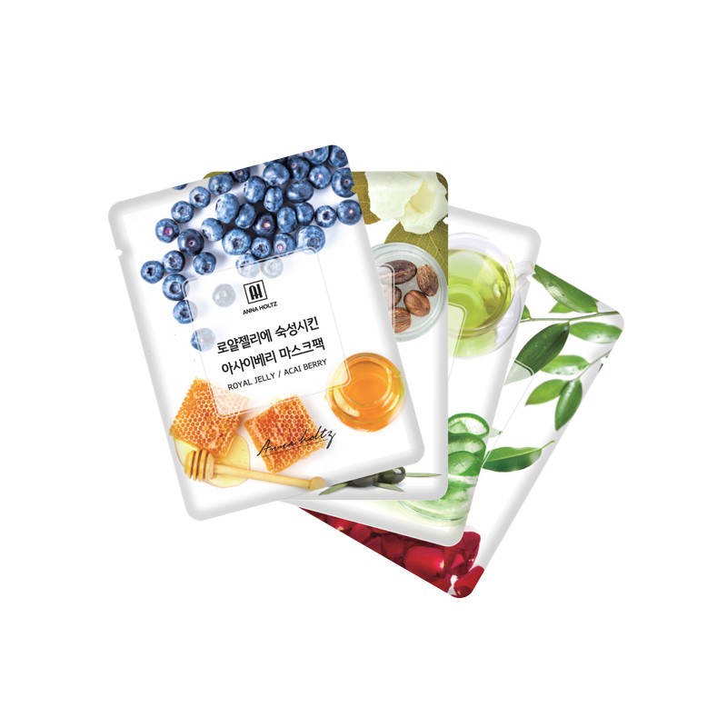 Anna Holtz High Moisturizing Gel Moisture Mask Pack 4 Types