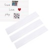 50pcs Dry Erase Sentence Strips Reusable White Lined Writing Sentence