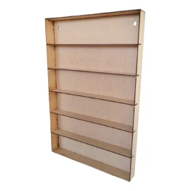 Stec Exhibidor Repiza Esmaltero Multiusos Maquillaje  Mdf 40x60