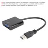 EBTOOLS Adaptador de USB a VGA, Convertidor de Audio Y