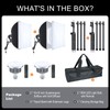 LINCO Lincostore Softbox Photography Lighting Kit 16'' x 16'' Professional
