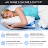 Contour L Shaped Bed & Body Support Pillow for Side