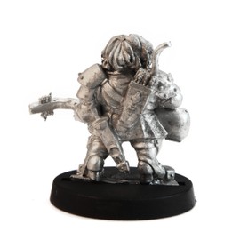 Stonehaven Dwarf Bard Miniature Figure (for 28mm Scale Table Top War Games) - Made in USA