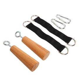 Wooden Pull Up Grips,Wooden Pull Up Grips Wooden Finger Strength Trainer Home Gym Upper Body Core Grip Strength Training Handle Pull Up
