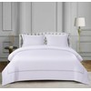 AORISSI 100% Cotton Duvet Cover Set Soft Comfortable with Embroidery