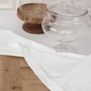 Solino Home White Tablecloth 126" L x 58" W Inch