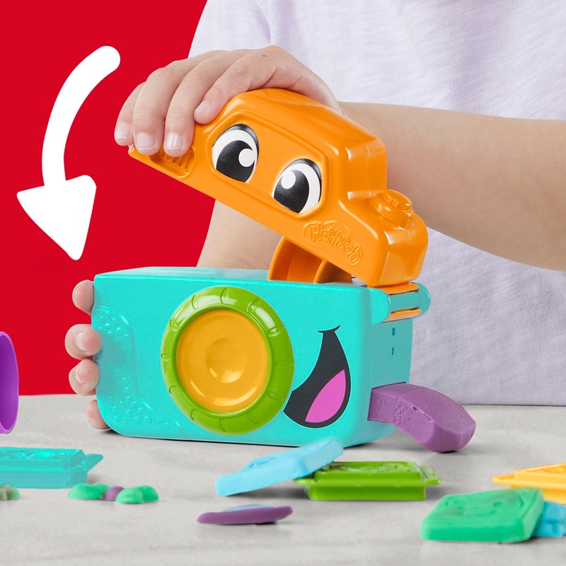Play-Doh Photo Fun Starter Set, Kids Camera Toy for Pretend