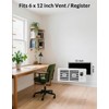 Register Booster Fan for 6” x 12” Air Registers, Quiet
