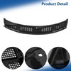 Silscvtt Windshield Window Wiper Cowl Cover Grille Front Black Replacement