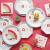 C.R. Gibson TW4-24076 Rainbow Disposable Paper Cocktail Napkins for Birthday